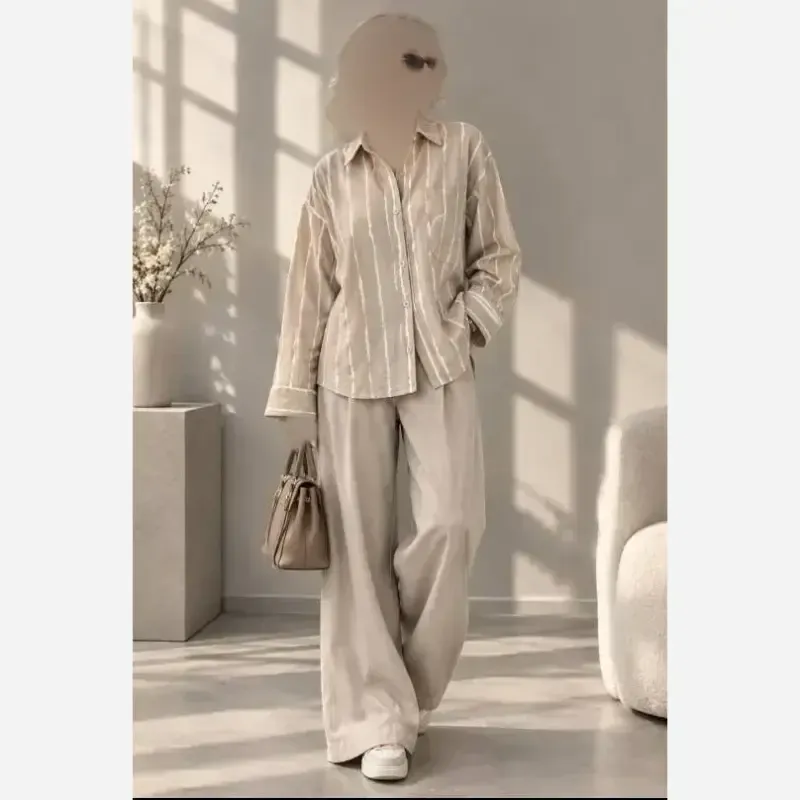 شومیز راه راه جنس بوگاتی قد 75
