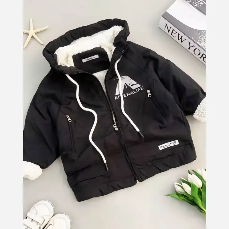 سویشرت کاپشنی تینجری ضد آب و ضد باد داخل خز ببعی سایز 50 تا 65
